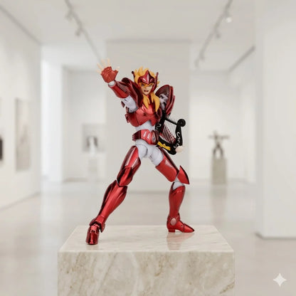 【In Stock】 Saint Seiya MST Asgard Eta Benetnasch Mime Red Lyre Myth Cloth EX Metal Armor Diecast Action Figure