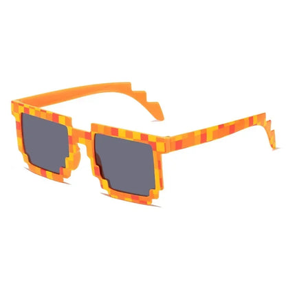 Hot 20 Styles Fashion Sunglasses Kids Cos Play Action Game Toy Cosplay Square Glasses with EVA Case Toys for Children Gift