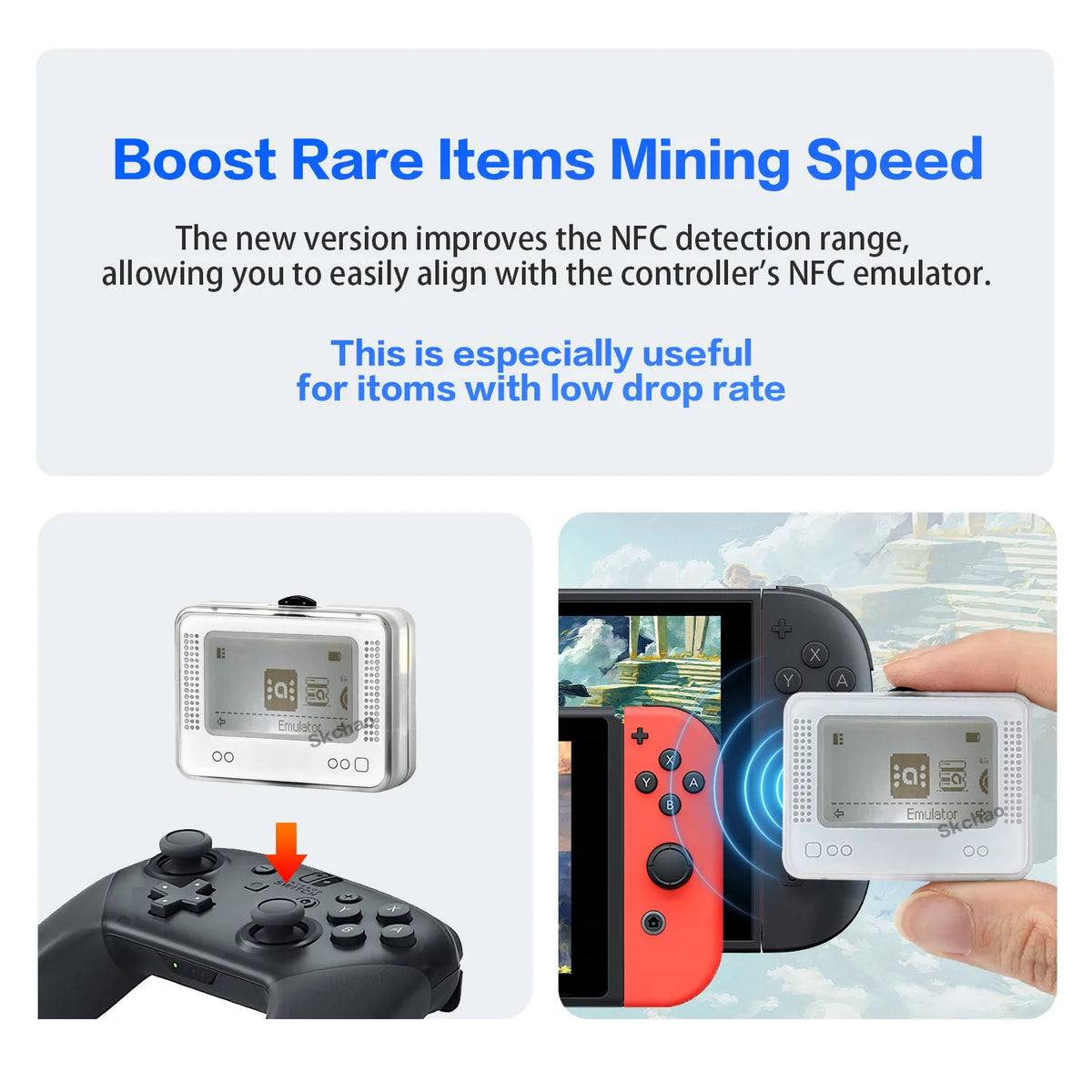 New NFC Game Simulator Infinite Card Swipe Smart For Amiibo Emulator Universal For Switch 3DS Wii U Accessories