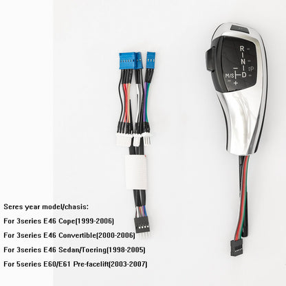 LED Gear Shift Knob Retrofit Kit for Car Accessories BMW E90 E91 E93 E81 E82 E84 E87 E88 E89 E46 E61 E60 E83 X3 E85 E86 E39 E53