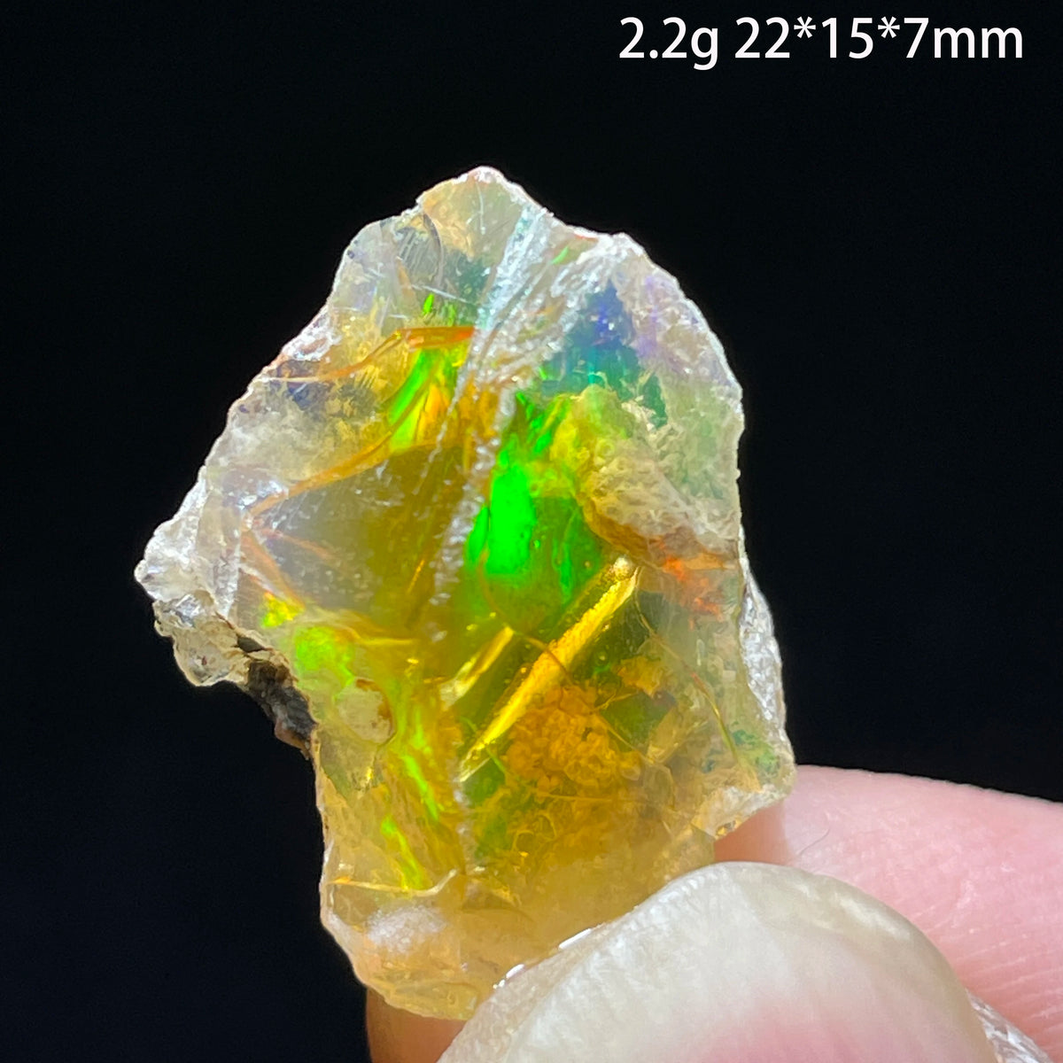 Natural Rare Colorful Ethiopia Opal (Need In Water) Gem Mineral Healing Quartz Crystals Gemstone Shooting Under Lighting