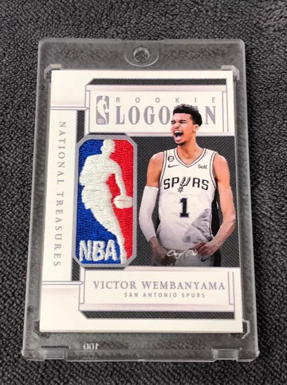 DIY Handmade Victor Wembanyama NBA Cards Kaboom NOIR Classic Design Replica Collectible Cards for Wemby Fans Collectible Gift