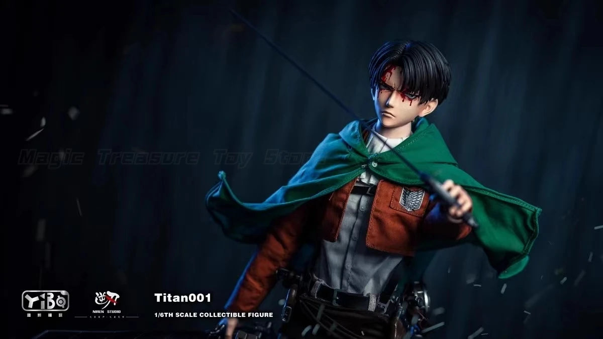 【In Stock】Original Yibo Model 1/6 Action Figure Attack on Titan Levi Ackerman Model  Collection