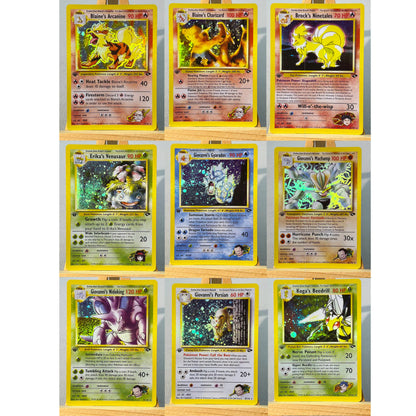 FO PTCG7-003 Tcg proxy PKM Cards hitmonlee zapdos Rare Collection Battle Toys Gifts for Hobbies home play