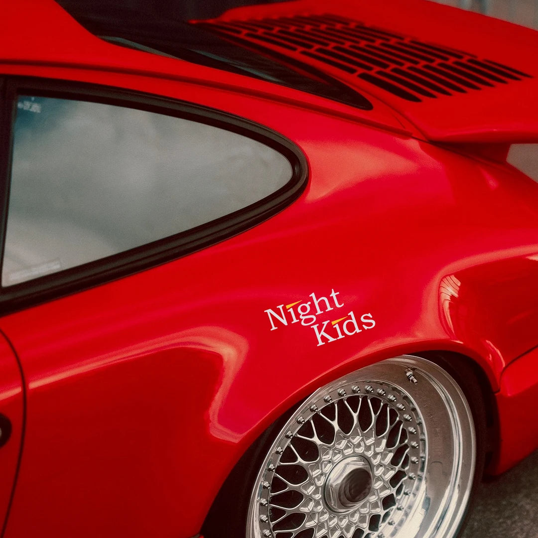 Night Kids Car Decal Sticker Initial D Vinyl JDM Wangan Motorcycle Sticker Decoration Customization