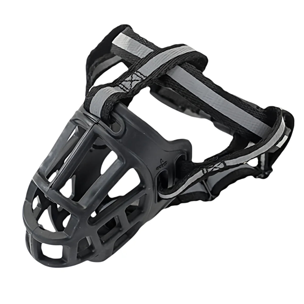 Reflective Dog Muzzle, Pet Anti-Bite Bark Mask for Medium Large Dogs, Pet Dog Bark Stopper, 1PC