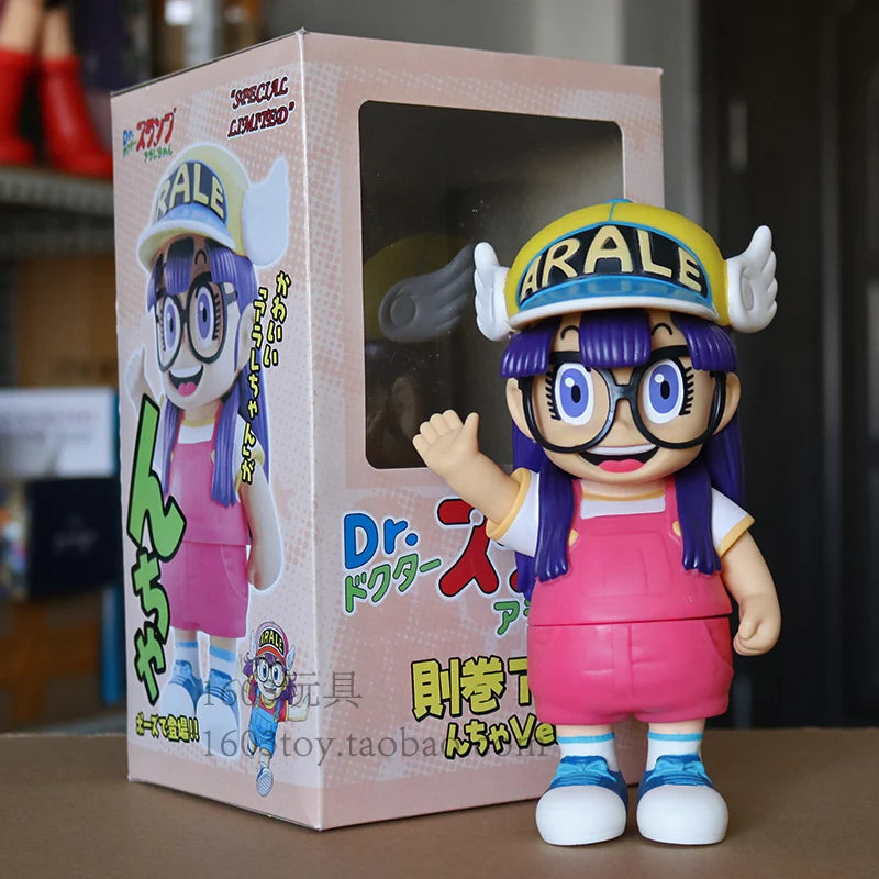 Dr. Slump Anime Figure Arale New Year Birthday Gift Collectible Animation Cartoon Pvc Material Model Toy Home Decoration