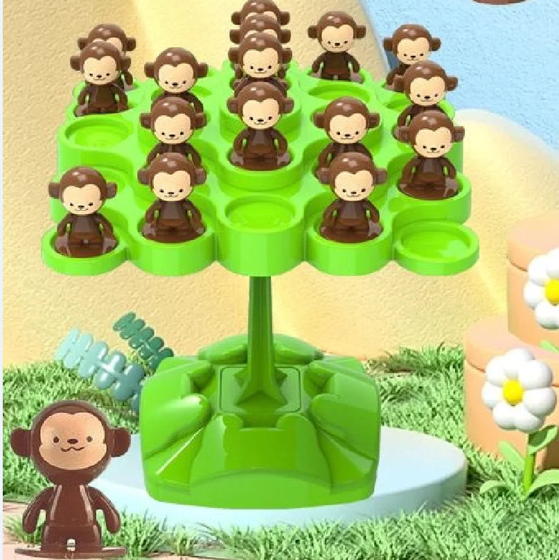 Monkey Balance Tree Focus Balance Training Children's Toys Folding Music Series Parent Child Interactive Board Game