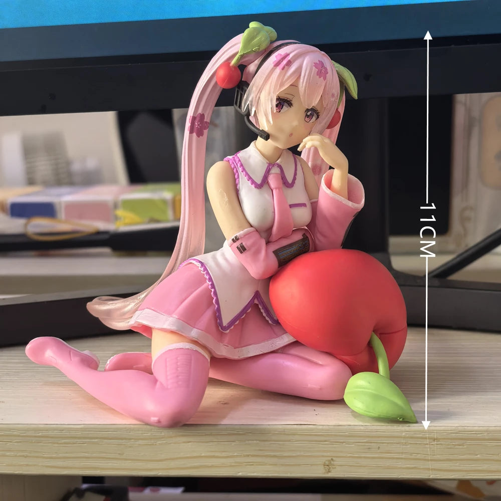Anime Figure Wedding Dress Action Figures Kawaii Swimsuit Vocaloid PVC Collectible Model Toys Girl Gift