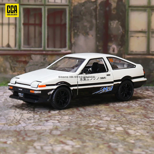 CCA 1:43 Toyota AE86 BMW Gulf Oil Station Shell Station McLaren Series Racing Alloy Car Model Toy Car Casting Pullback Function
