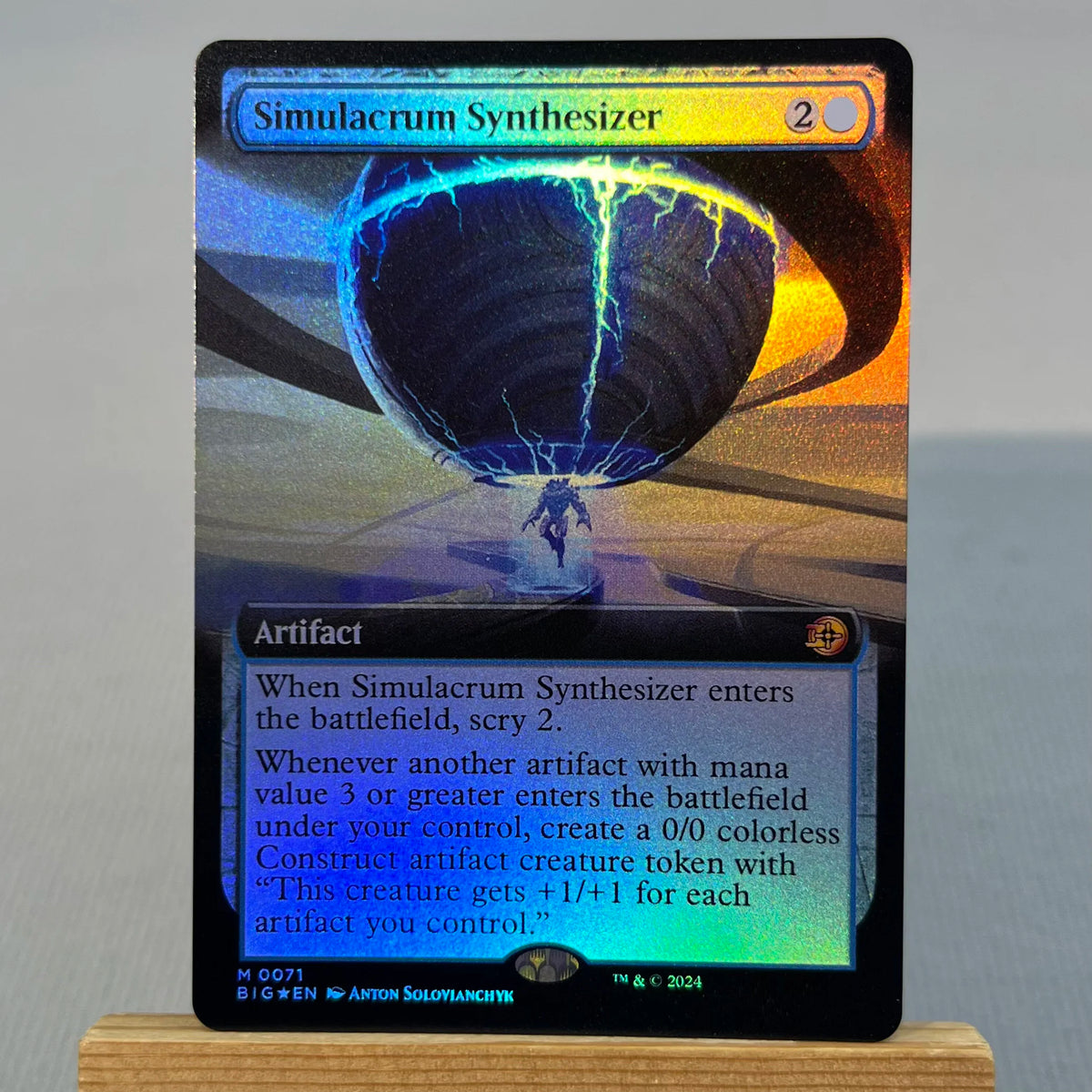 DMU 2XM MH2 BIG WOT LCI FOIL9/001 Tcg Proxy Cards Urza's Saga Rhystic Study Sheoldred, The Apocalypse