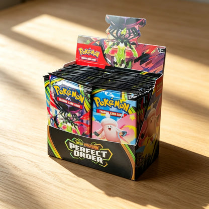 Pokémon TCG: Mega Evolution-Pitch Black Booster Display Box CHAOS RISINC Ascended Heroes Phantasmal Flames TCG Trading Cards Set