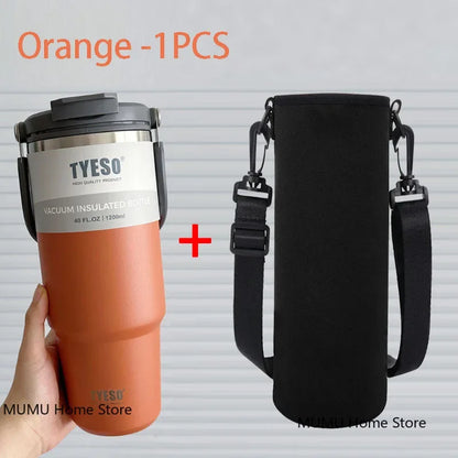 TYESO Coffee Cup Thermos Bottle Stainless Steel Vacuum Thermal Insulated Mug Cold And Hot Travel Mug Vacuum Flask Water Bottle