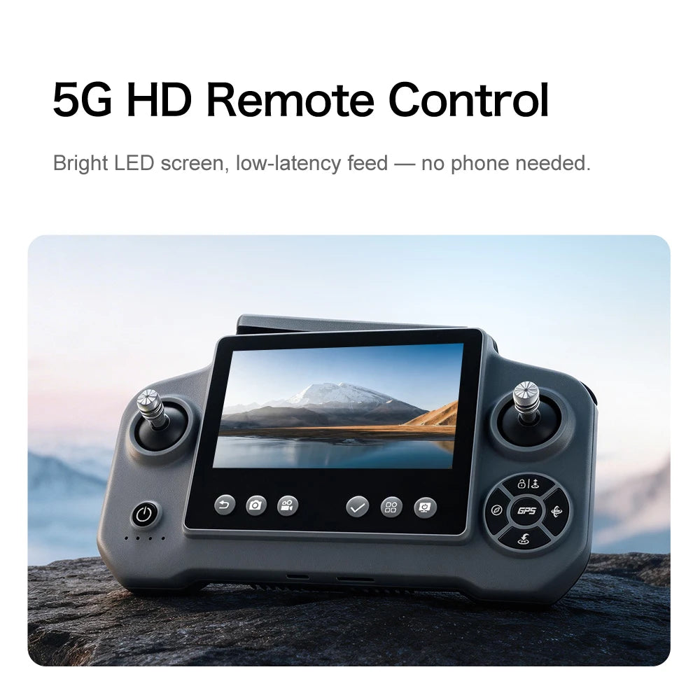 New 2026 GT60 Airdrop Drone GPS Return 5G 6K HD Camera Screen Remote Omnidirectional Obstacle Avoidance Dron RC Toy Best Gift