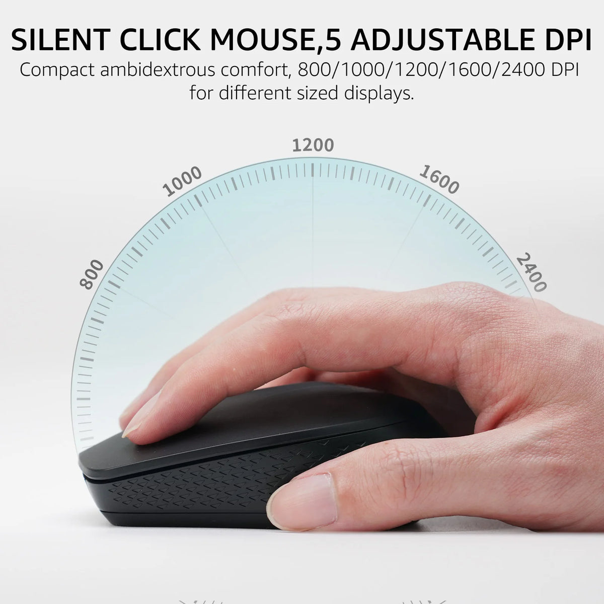 Rapoo Multi-mode Wireless Keyboard and Mouse Combo Extremely Thin English/Portuguese Keyboard Layout Easy-Connect Up to 4 Device