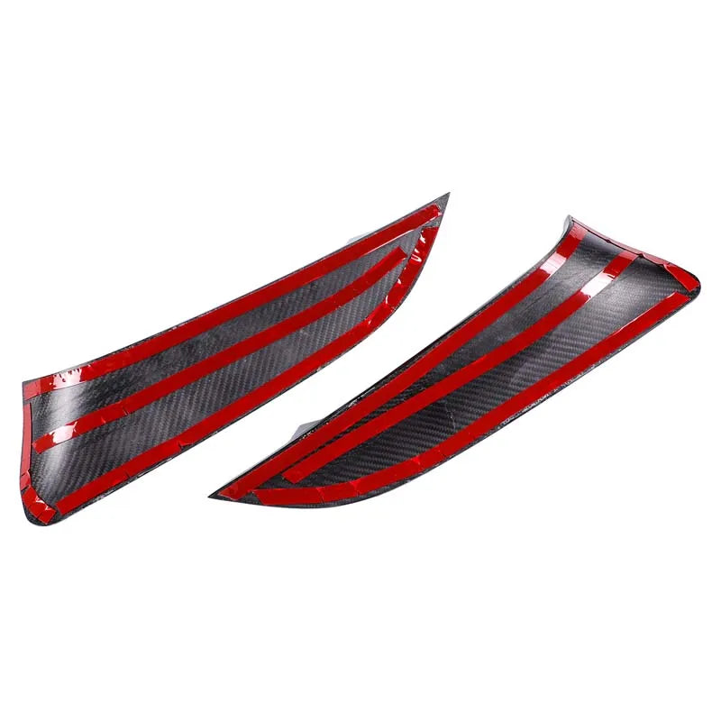 For Toyota Supra GR A90 A91 MK5 2020-2026 Real Carbon Fiber Car Front Bumper Lower Garnish Cover Trim Exterior Accessories