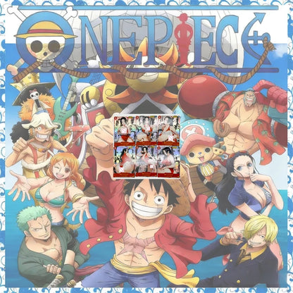 Anime One Piece Diy Color Flash Cards Hancock Perona Nami Robin Yamato Collection Cards Christmas Birthday Gifts Children's Toys