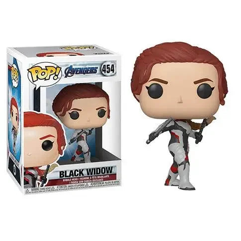 Funko POP The Avengers Tony Stark 225 Black Widow 454 Iron Man 304 Thanos Black Panther Thor Spiderman Figure Model Toy Kid Gift