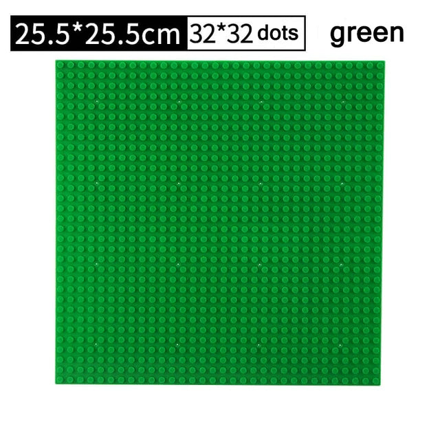 City Road Street Baseplate Straight Crossroad Curve T-Junction Building Blocks Base Plates Construction for Children Kids