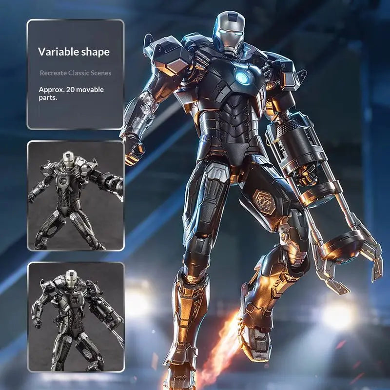 Zd Toys Marvel Iron Man Mk34 Action Figure Movable Joints Collectible Model Desktop Decoration Gift For Men