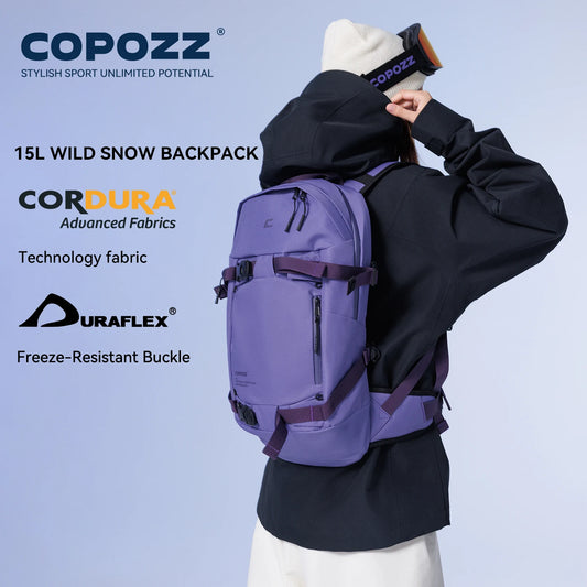 COPOZZ New Multi-Functional Ski Backpack Large Capacity Sports Board Bag Dry Wet Separation Snowboarding Camping Hiking Snow Bag