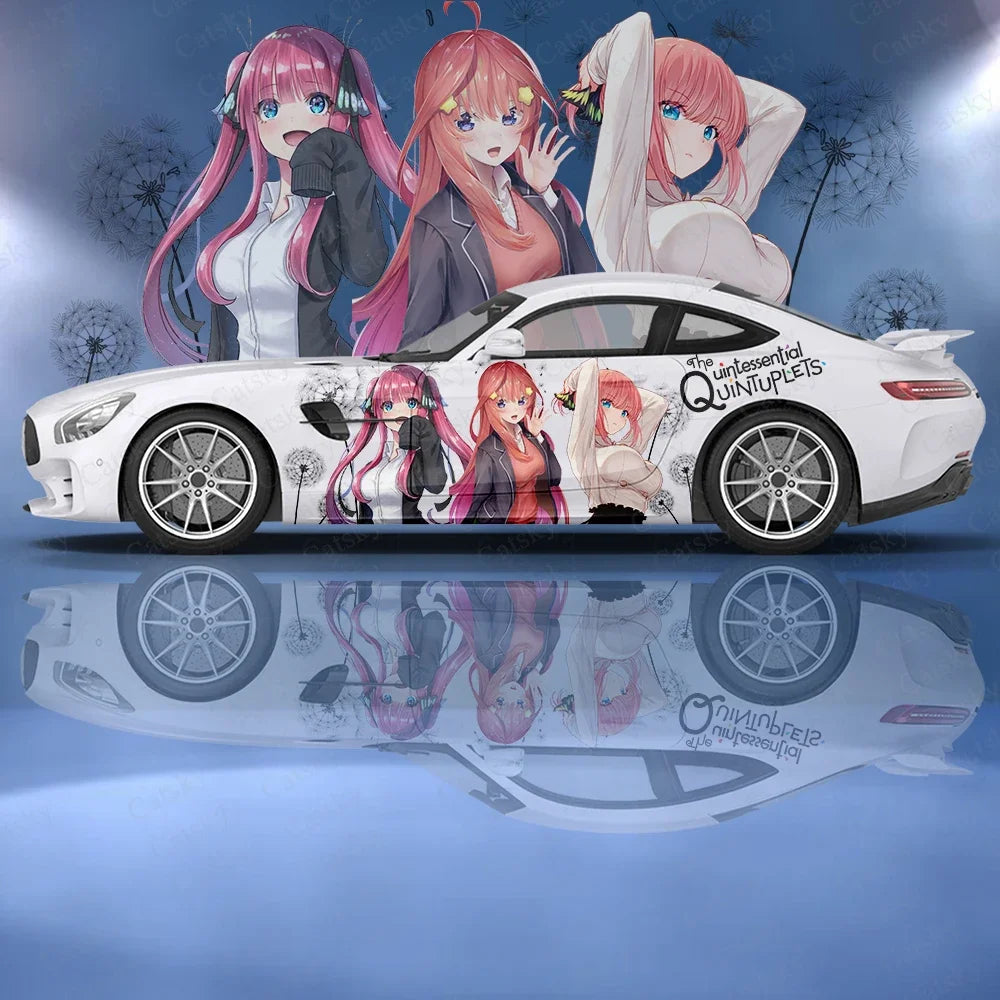 The Quintessential Quintuplets anime Car stickers ita car tuning racing vinyl decal wrap side graphics car decal sticker