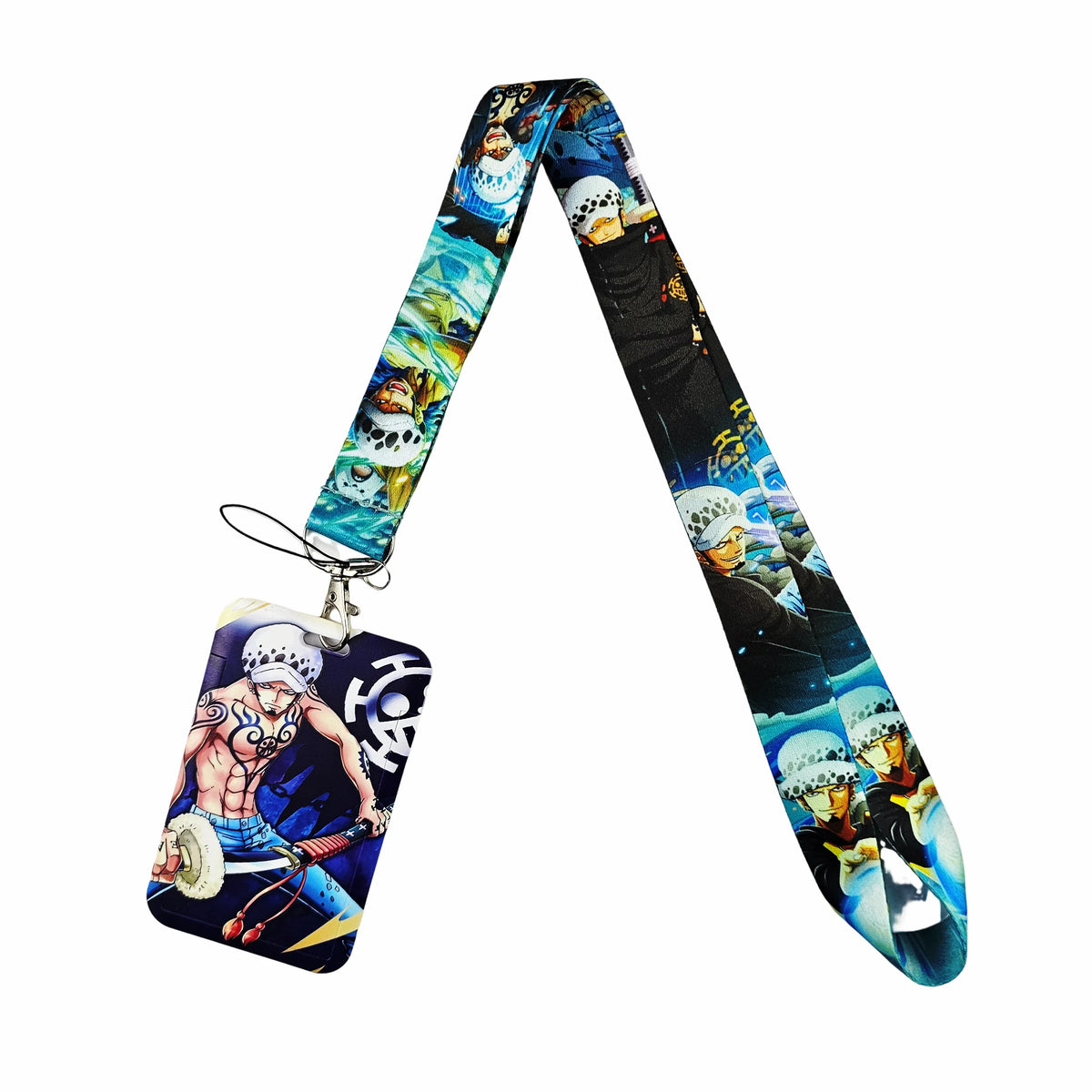 Anime Cartoon Credential Holder Keychains Neck Lanyard For Pass Card Anime Credit Card Holder Keychain Straps Wholesale
