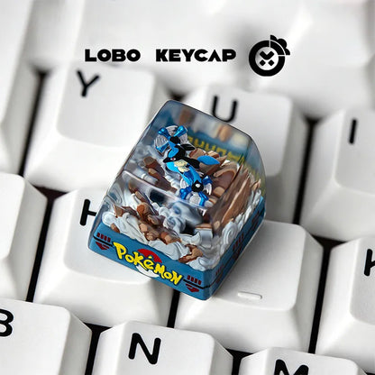 Pokemon Drip Glue Keycap Resin Keycap For Mechanical Keyboard Artisan Customized Keyboard Accessory