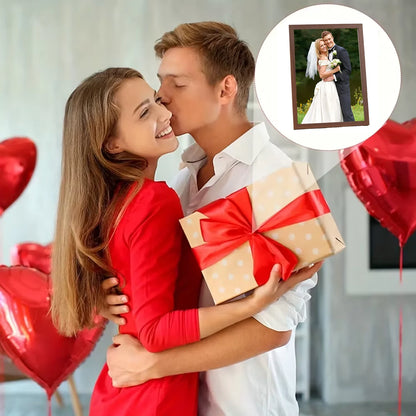 Personalized Wooden Photo Frames, Custom Photo Frame Ornaments, Simple Holiday Gifts Indoors, Commemorate Precious Memories