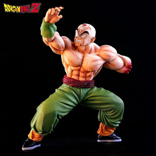8.66in/22cm Anime Dragon Ball Figure Amputated Arm Tien Shinhan Action Figures PVC Kakarotto Statue Model Collection Toys Gifts