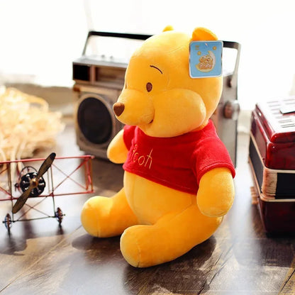 25-45cm Winnie The Pooh Plush Toys Soft Stuffed Kawaii Anime Elf Doll Cartoon Pooh Bear Plush Doll Birthday Gift for Boys