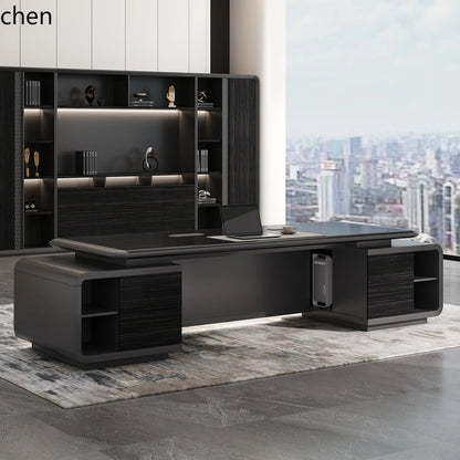 HYS senior sense manager desk office desk simple modern light luxury high-end
