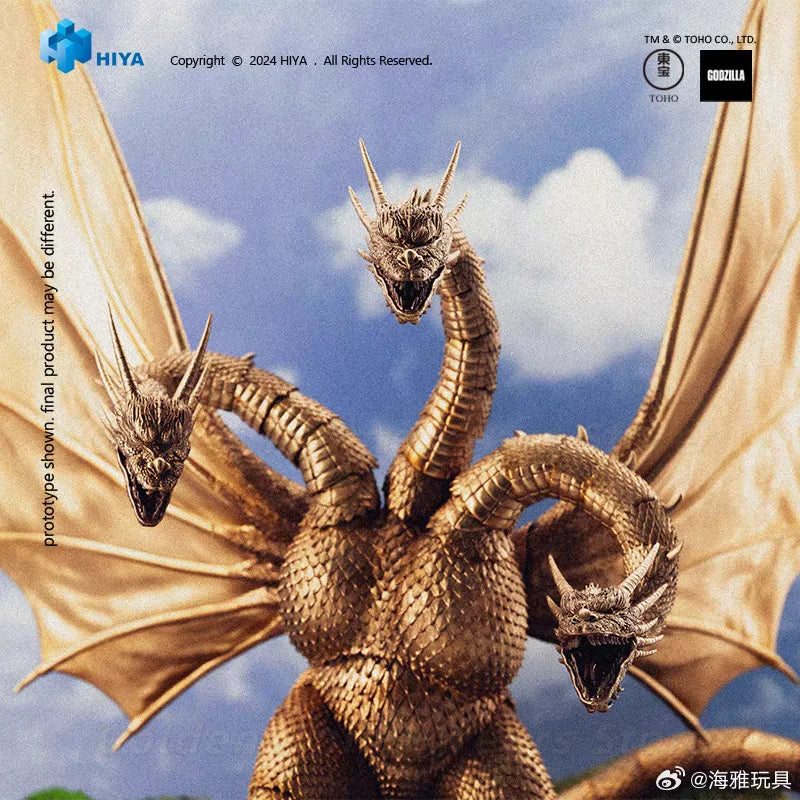 【In Stock】HIYA EBG0280 Godzilla Vs King Ghidorah 1991 King Ghidorah Articulated Model Gift&Collection