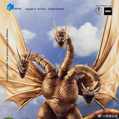 【In Stock】HIYA EBG0280 Godzilla Vs King Ghidorah 1991 King Ghidorah Articulated Model Gift&Collection