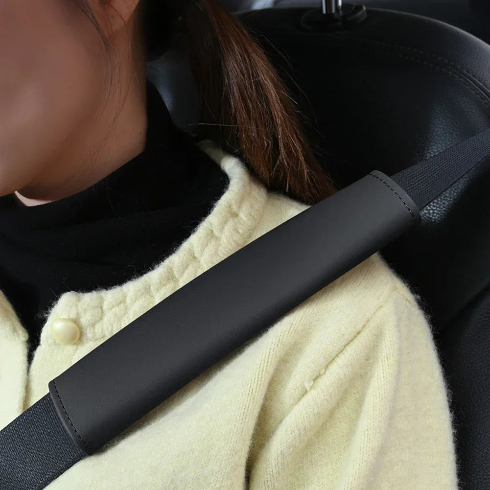 Car seat belt shoulder guard Comfortable Seatbelt Cover Pad Built-In Anti-Slip Silicone Strip Safety Strap Cushion For Driving