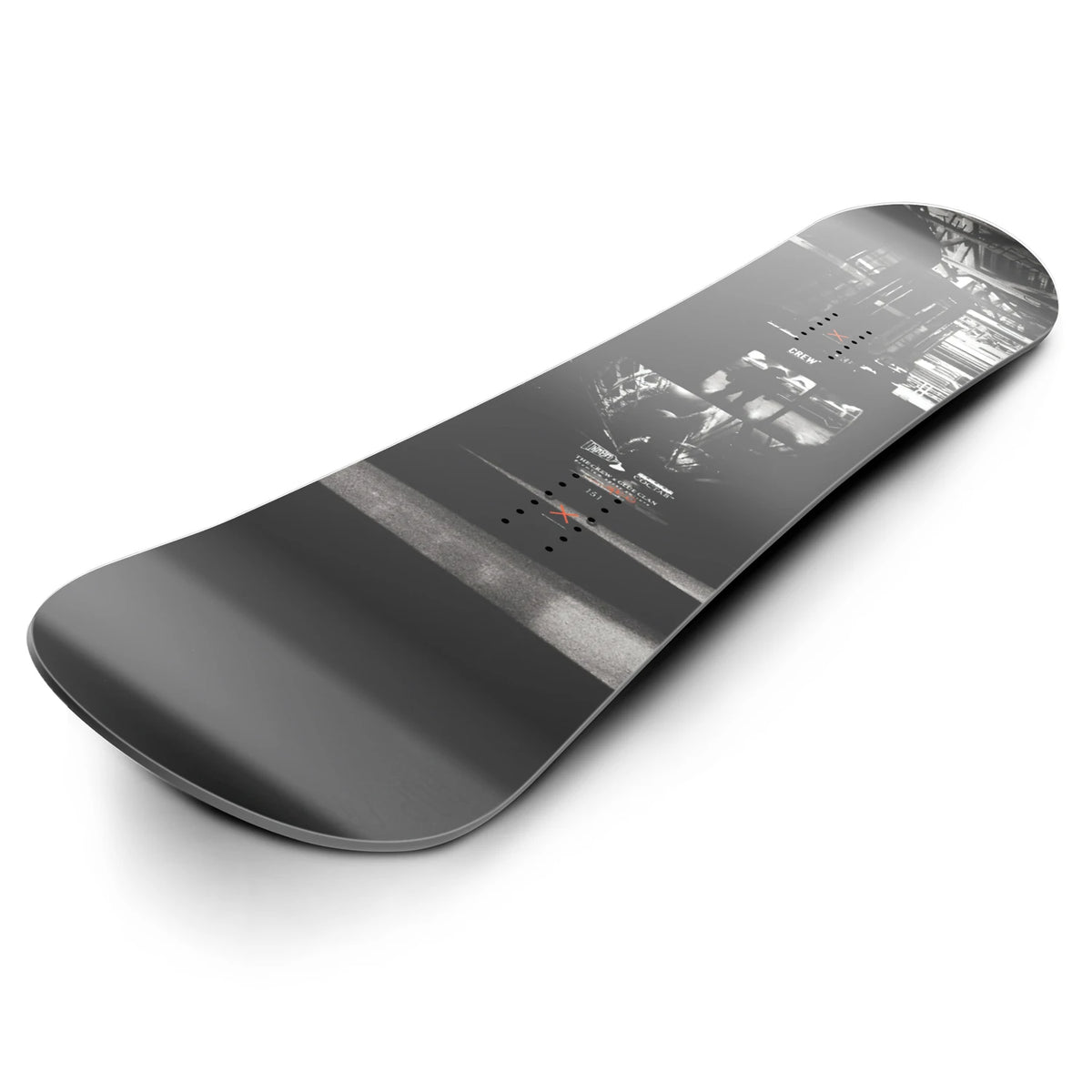 XCMAN Men's Beginner-Friendly Snowboard All-Mountain,True Twin Shape,Camber/Rocker, Flex-6