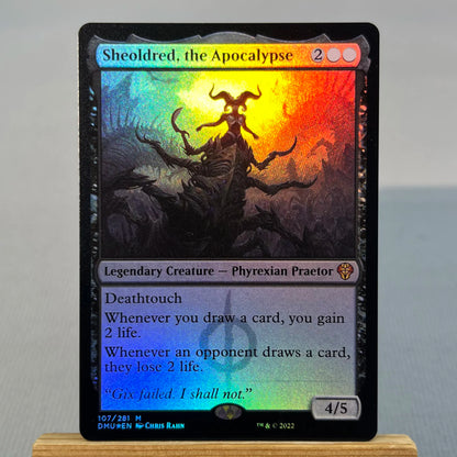 DMU 2XM MH2 BIG WOT LCI FOIL9/001 Tcg Proxy Cards Urza's Saga Rhystic Study Sheoldred, The Apocalypse