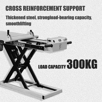 New 300KG Electric Hydraulic Lithium Battery Lifting Platform Cart Suitable for Small Truck Van Lifting Table Small Lifting Tabl