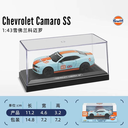 CCA MSZ 1:36~1:47 Lamborghini Aventador SVJ 63 Maserati Land Rover Guard BMW Benz Car Model With Helmet Acrylic Box Alloy Car