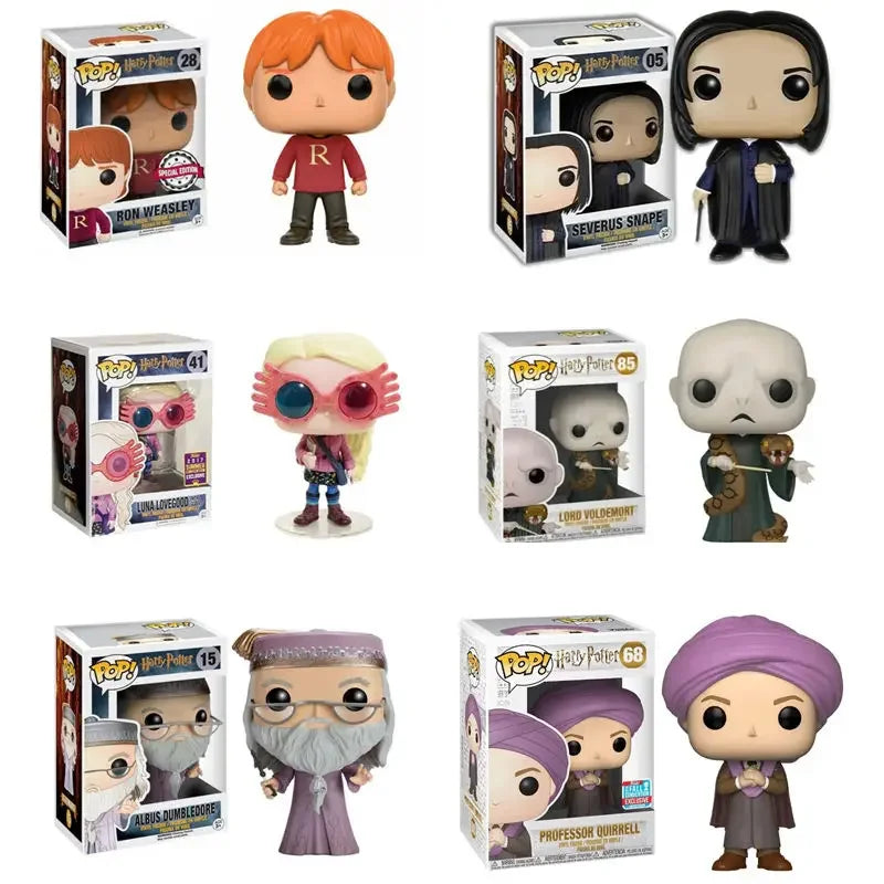 FUNKO POP Nymphadora Fleur Delacour Dumbledore Hermione Snape Malfoy Ron Potter Vinyl Figure Toy Collection Dolls Gifts Toys