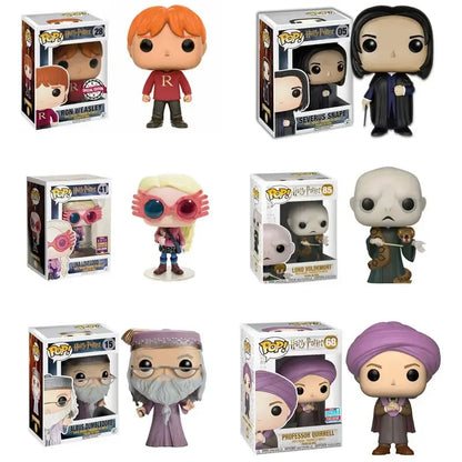 FUNKO POP Nymphadora Fleur Delacour Dumbledore Hermione Snape Malfoy Ron Potter Vinyl Figure Toy Collection Dolls Gifts Toys