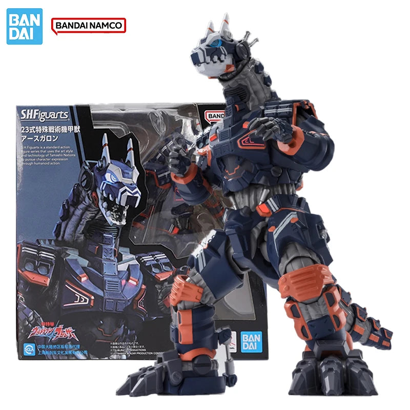Bandai Original Genuine Figure Ultraman Blazar Model Kit SHF Type 23 Earth Garon Anime Action Figures Model Toys Ornament Gifts