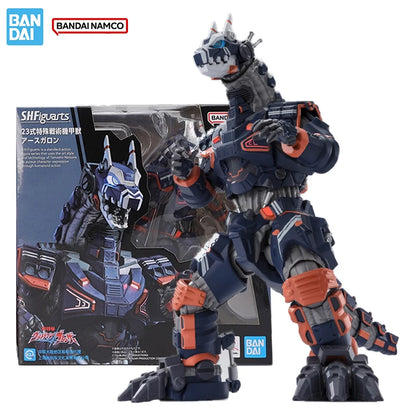 Bandai Original Genuine Figure Ultraman Blazar Model Kit SHF Type 23 Earth Garon Anime Action Figures Model Toys Ornament Gifts