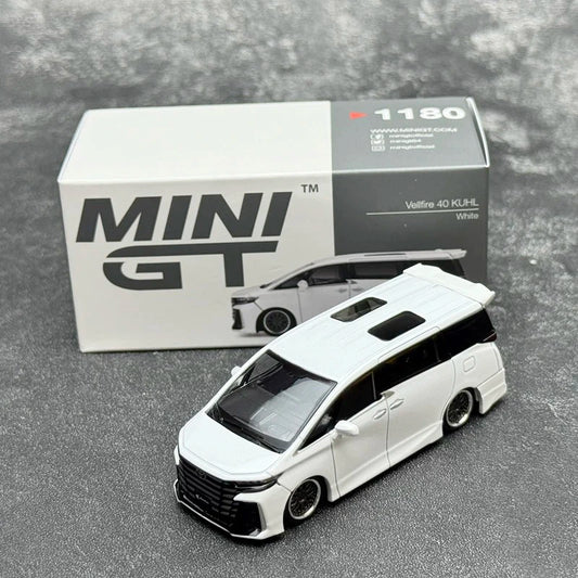 MINIGT Diecast 1:64 Scale #1180 Vellfire 40 KUHL Alloy Simulation Car Model Collection Souvenir Decoration Gift Display