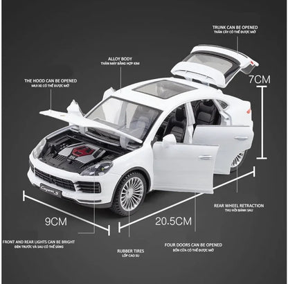 1:24 Cayenne S Coupe SUV Alloy Scale Model Car Diecast Metal car Simulated collectibles Children's Birthday Toy Gift