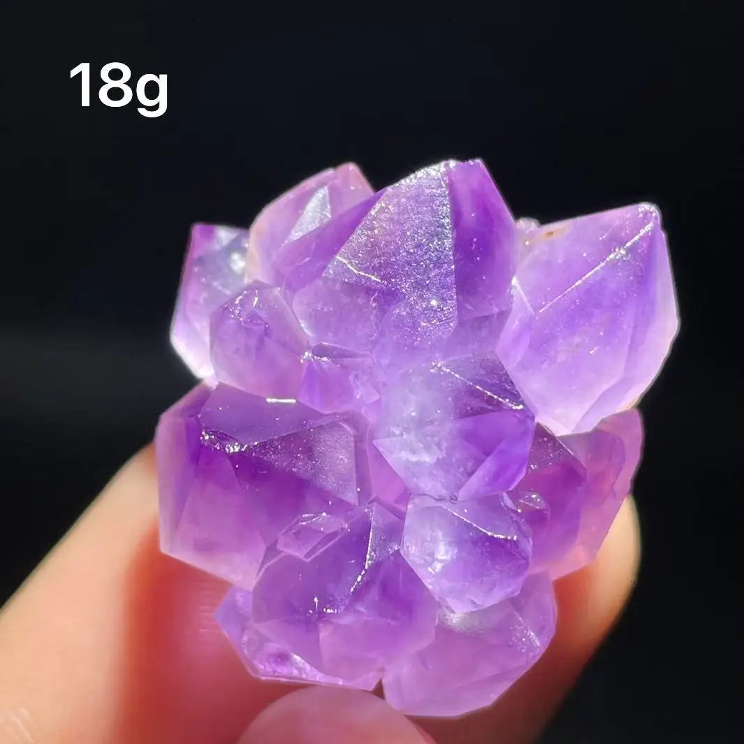100% Natural Amethyst Flower Clusters, Raw Stones, Mineral Specimens from Madagascar