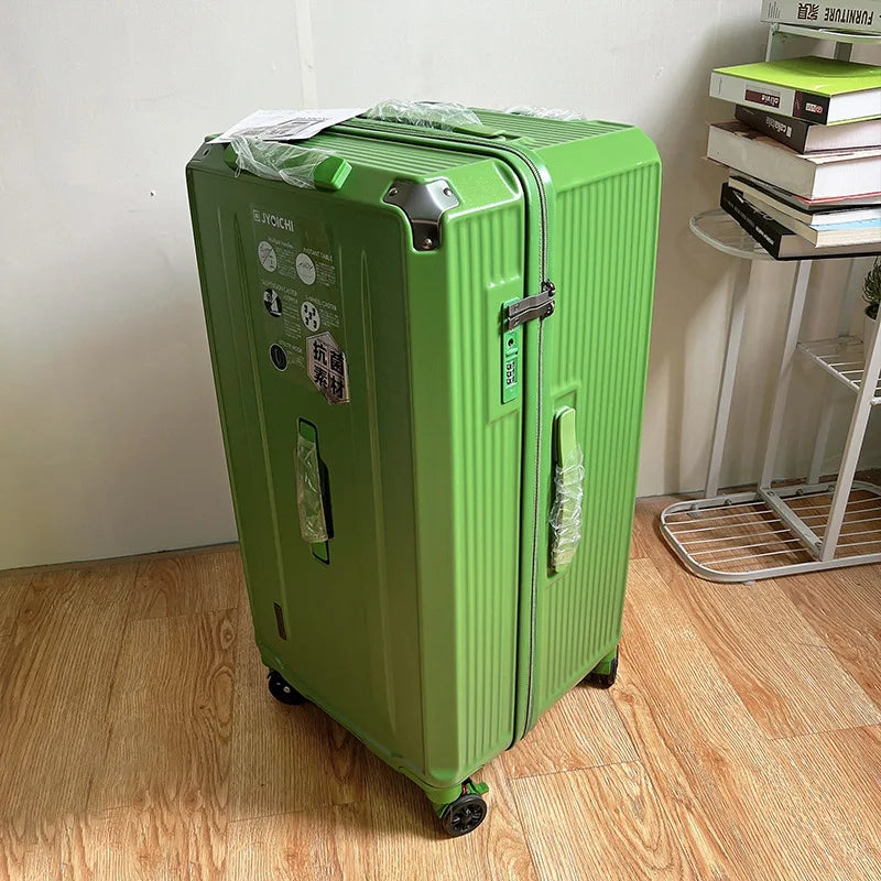 KLQDZMS Women's Suitcase High-quality Large-capacity Trolley Case ABS + PC Family Travel Essentials Men's with Wheels Luggage
