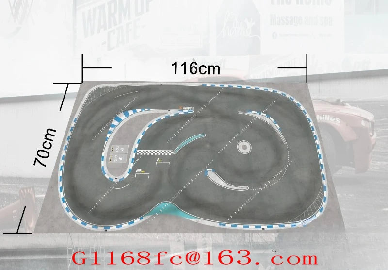 Drift Track Map Professional Simulation NEZ 1/64 1/76 Track