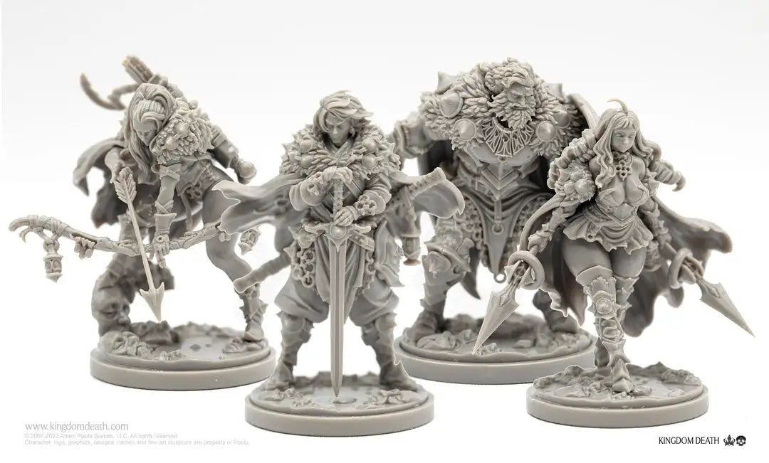 model kit resin kit 28509 Dead Kingdom 15th Anniversary Survivors Collectible Unassembled Sculpture for Hobbyists