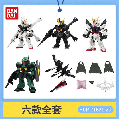 Bandai Gashapon Original Mobile Suit Ensemble (MSE) Gundam RX-78-2 Strike Hi-Nu Wing Astray ZZ Barbatos Assemble Model Kit